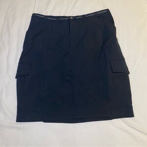 90’s Y2K Vintage Marithé François Girbaud Cargo Black Women's Skirt Size 30